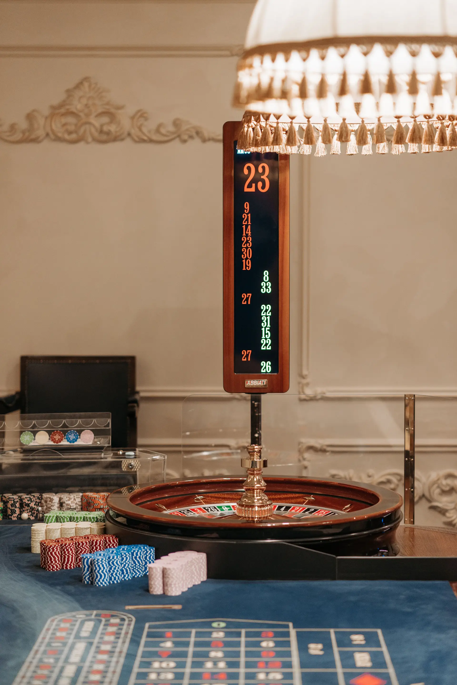 Elegantna ruleta v casinu CalquoriangrandLodge